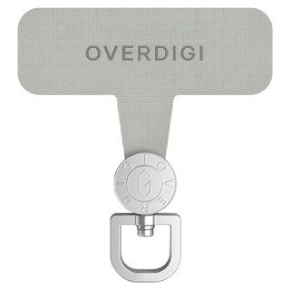 OVERDIGI 360旋轉掛繩墊片 TH03 旋轉環設計 任意轉換角度不打結, 灰色, 1個