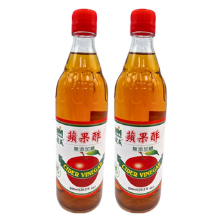 KOKUMORI 穀盛 無糖蘋果酢, 600ml, 2瓶