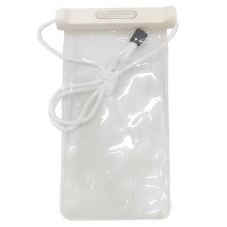 GLiTTER 宇堂 GT-101透式防水手機袋 白色 6.7吋以下手機適用 頸掛式設計 三層防護, 1個