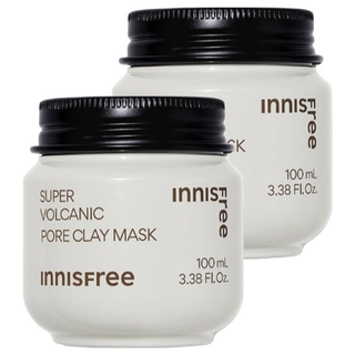 INNISFREE 台灣公司貨 超級火山泥毛孔潔淨面膜 100ml, 2罐, 1入