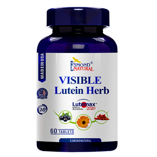 ESMOND NATURAL 愛司盟 舒視明葉黃素草本錠 純素 Lutemax 2020 葉黃素 複合草本配方, 128g, 60顆, 1罐