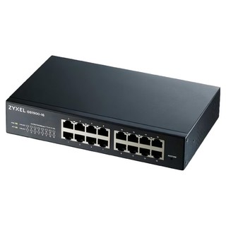 ZYXEL 智慧型網管16埠Gigabit交換器 GS1900-16(Rev.B1) 16埠高速傳輸 智慧節能, 1個
