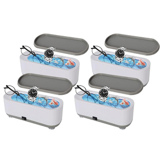 FANCY LIFE 超聲波清洗機 多功能清潔器, 灰白色, 4個