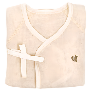 MARURU 日本製新生兒有機棉紗布衣 身高50cm