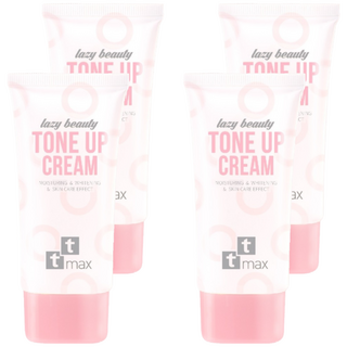 ttmax 懶美人素顏雪白霜, Tone Up Cream 保濕亮白, 4瓶