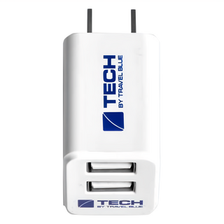 Travel Blue 英國藍旅 旅行充電器, 白色 + 藍色, 1個