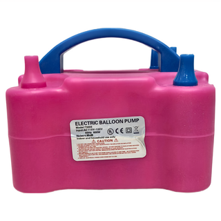 電動雙孔打氣機 快速充氣 操作簡單靈活, 粉色, 1台