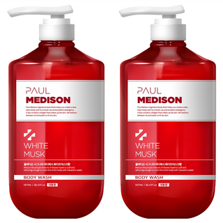 PAUL MEDISON 經典香氛沐浴乳 White Musk, 1077ml, 2瓶
