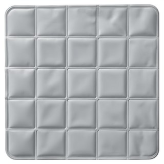 西格傢飾 方格雙面涼爽凝膠冰墊, 灰色