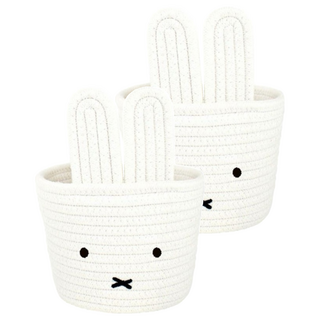 miffy 米飛 綿繩置物籃, 2個