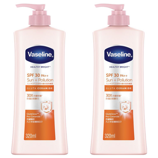 Vaseline 凡士林 SPF30透亮防曬修護潤膚露 防曬保濕 改善暗沉, 320ml, 2件