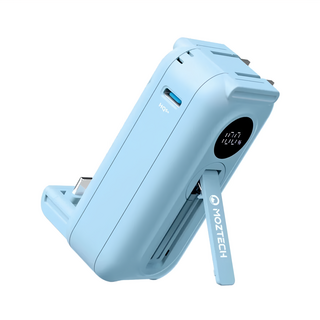 MOZTECH 太空艙行動電源 5000mAh Type-C, 太空艙行動電源 Type-C版, 海東藍