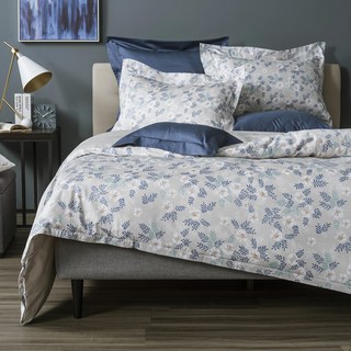 HOLA 和樂家居 300織純棉床包枕套三件組