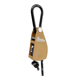 Forest Outdoor 滑輪營繩拉緊器 (沙色) 露營帳篷營繩調節器, 1入, 大號