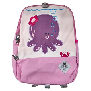 beatrix NEW YORK 經典刺繡兒童防水遊玩小背包 適用身高80-110cm, 24 x 12 x 29cm, 章魚
