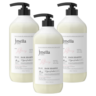 jmella 法式漫舞香水洗髮精 Blooming Peony 花香 含植物精華 高效保濕, 1L, 3瓶