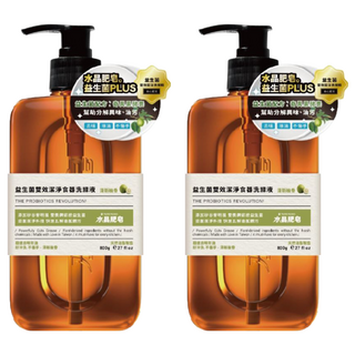 南僑水晶 益生菌雙效潔淨食器洗滌液 清新柚香, 800g, 2瓶