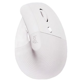 logitech 羅技 LIFT 人體工學垂直無線滑鼠, 珍珠白