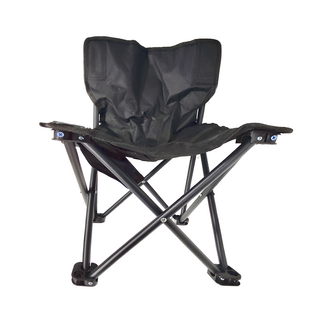 折疊椅 月亮椅 露營椅子 33*33*52cm 牛津布/鋼管, 1個, 黑色