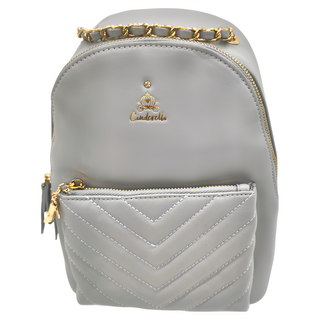 Cinderella 仙履奇緣 迪士尼公主 仙杜瑞拉後背包, 27 x 21 x 11cm, 灰藍色