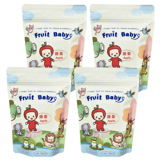 水果寶寶 蘋果凍乾, 無糖添加, 100%天然, 無麩質, 13g, 4包
