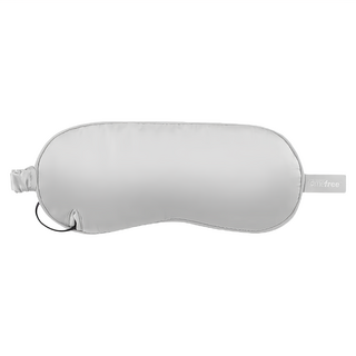 Comefree 石墨烯真絲溫控眼罩 墨綠 22.5x10cm USB充電, 01-CF-2391SG, 銀灰色