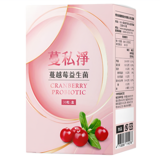 橙姑娘 蔓私淨 蔓越莓益生菌,30顆,私密保養,女性益生菌, 1盒