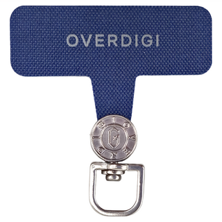 OVERDIGI 360旋轉掛繩墊片, 深藍色, 手機掛繩搭配, 堅韌耐用, 1個