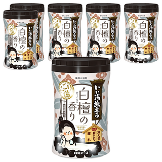 Hakugen Earth 白元 混濁湯溫泉入浴劑 檀香 600g, 6罐