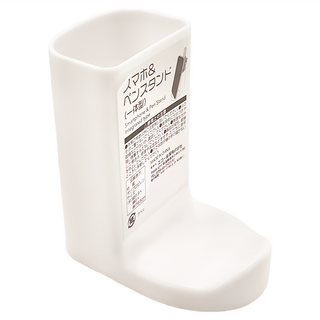 ECHO 手機架 筆筒, 聚丙烯材質, 9.9X6X9.5cm, 顏色隨機, 1個