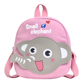 兒童防走失包 尼龍材質 29 x 23 x 9公分, 粉大象, 1個