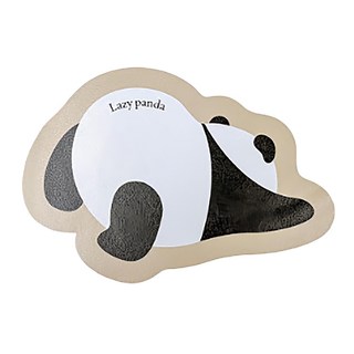 沐慕家居 慵懶熊貓墊 Set 3, 環保科技皮, 隔熱防燙, 慵懶熊貓, 1組