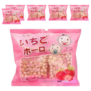 御之味 小饅頭 草莓風味 美味無年齡限制 酥脆香濃蛋香, 150g, 6袋