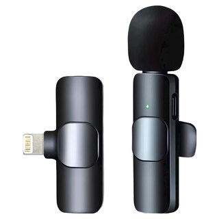 HANLIN Pmic 領夾無線2.4G手機直播麥克風 IOS, 防噴海綿, 降噪設計, 1個