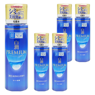 HADALABO 肌研 白潤高效集中化妝水 潤澤型, 170ml, 5瓶