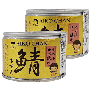 AIKO CHAN 伊藤食品 味噌煮鯖魚罐, 大西洋鯖魚使用, 150g, 2罐