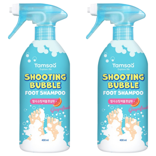 Tamsaa 足部沐浴泡泡 葡萄柚尾酒香 400ml, 2瓶, 1入