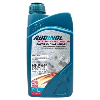 ADDINOL SUPER RACING 全合成賽車引擎機油, 10W60, 1瓶, 1L