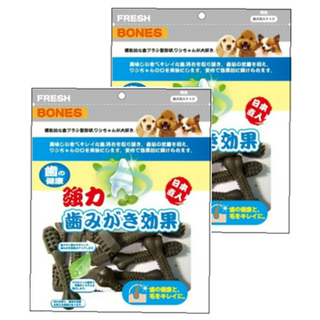 潔牙一番 機能牙刷骨頭 M 葉綠素, 2包, 260g