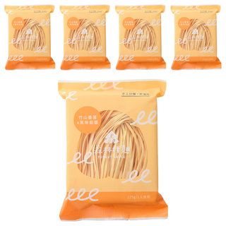 FOREST NOODLES 森林麵食 竹山番薯乾麵 風味麻香醬 125g, 5包