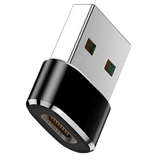 Type-C 轉 USB 充電線轉接頭 快充適用, 單色, 1入, 2cm