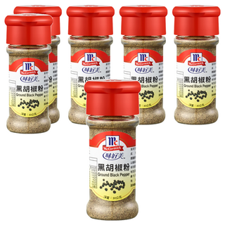 McCormick 味好美 黑胡椒粉 純天然香料 無添加人工添加物, 30g, 6瓶
