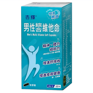 Sinphar 杏輝醫藥 男性維他命軟膠囊, 60顆, 1罐