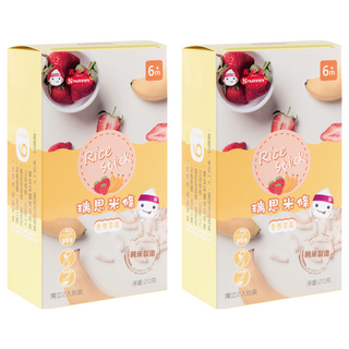 Nutrinini 脆妮妮 瑞思米條 獨立小包裝 6個月以上, 香蕉草莓, 20g, 2盒