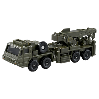 TAKARA TOMY TOMICA 小汽車, 自衛隊重裝輪回收車 軍綠色 + 黑色, 1個