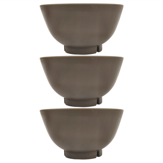 NAKAYA 和風碗 12cm, 棕色, 3個