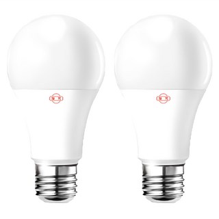 旭光 超高效能LED球泡燈 8W, 晝光色, 2個