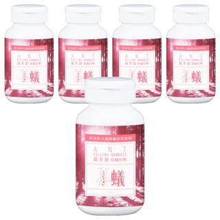 HUKUROU 福來朗 除蟻粒劑 100g 粒狀劑型 紅火蟻防治適用, 5罐