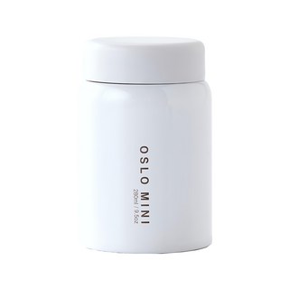 OSLO迷你食物保溫罐 白色 280ml, 1個