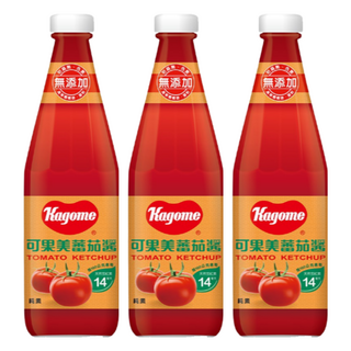 KAGOME 可果美蕃茄醬, 美味蕃茄風味 口感豐富, 340g, 3瓶